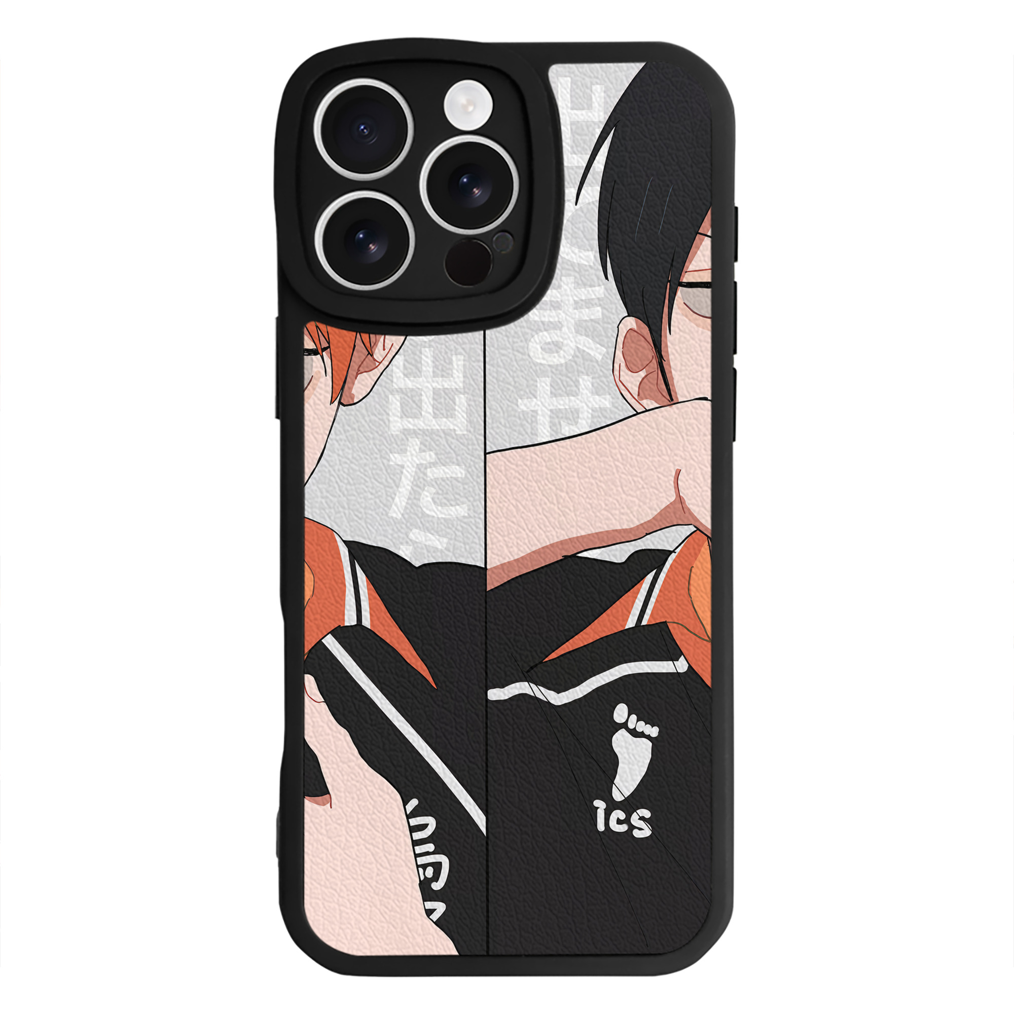 （画像用） ハイキュー!! Haikyu!! 【iPhone 16シリーズ対応】シリコンスマホケース（レザー調） 材質：シリコン